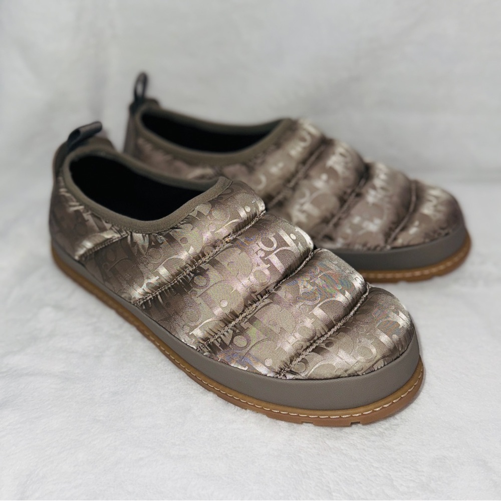 Dior Monogram Puffer Slip-On Snow Shoes